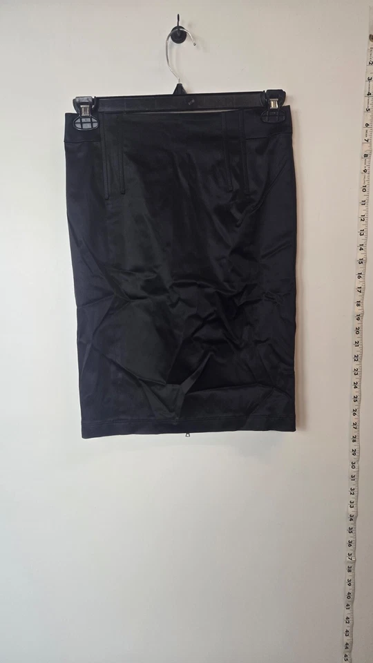 Lida Baday 经典黑色铅笔女式裙 8 码服装时尚后拉链 — 第 1/4 张图片