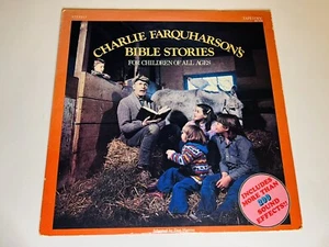 Charlie Farquharson’s Bible Stories Vinyl LP Rare Childrens - Foto 1 di 5