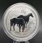2014 Australia $2 2 oz .999 Silver Lunar Year of The HORSE Round - B5227