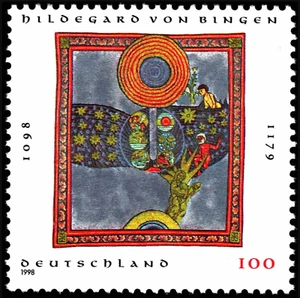 BRD FRG #Mi1981 MNH 1998 Hildegard Vision Life Cycle [1998 YT1813 SG2842] - Picture 1 of 1