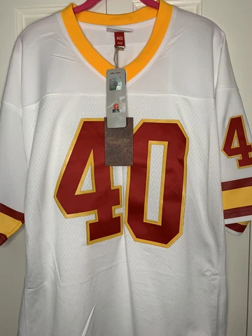 MIKE ALSTOTT Mitchell and Ness Throwback TAMPA BAY BUCS NFL Jersey Large NWT Cover
