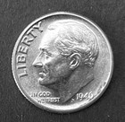 1946-P 10c Silver Roosevelt Dime. Au+. Free Shipping (R015)