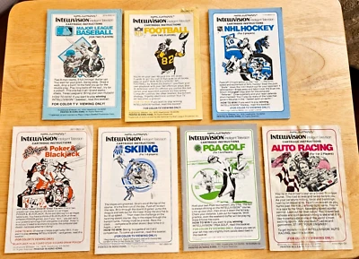 Intellivision - Star Strike Space Hawk Astro Armada Stalker (ALL 7 Manuals) - Image 1 of 3