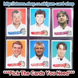 PANINI - PFA TOP PLAYERS 1997 (VG 199 TO 288) *CHOOSE THE STICKERS YOU NEED*