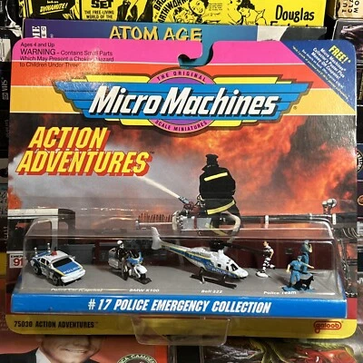 Micro Machines Action Adventures #17 Police Emergency Collection Galoob 1993 NEW - Image 1 of 4