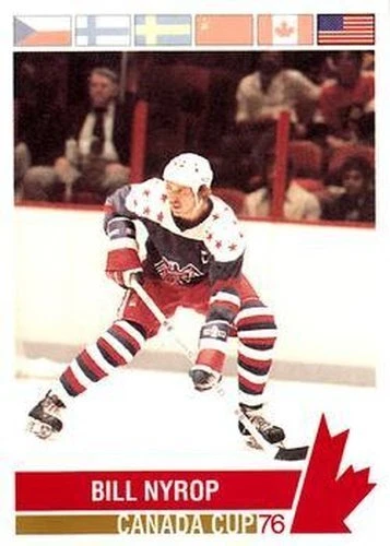 #158 Bill Nyrop - USA - 1992 Future Trends '76 Canada Cup Hockey - Image 1 of 1