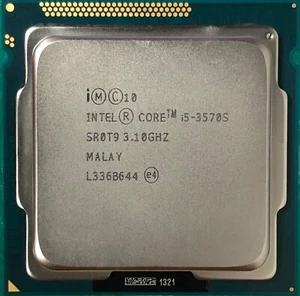 Intel Core i5-3570S 3.1GHz Quad-Core 6MB LGA1155 65W SR0T9 CPU Processor - Picture 1 of 2