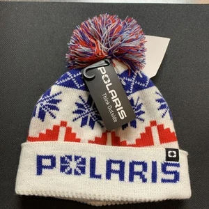 Polaris New OEM Fair Isle Pom Beanie, 2864701 - Picture 1 of 3