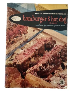 Libro Hot Dog Hamburger Good Housekeepings 1958 ricetta ricetta cucina vintage - Foto 1 di 8