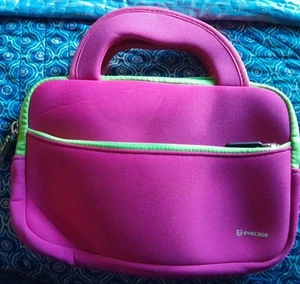 Funda Tablet Pequeña Evercase Rosa Neón Y Verde Buen Estado Usado 9 X 7... - Imagen 1 de 7
