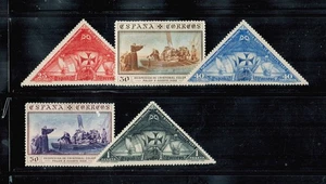 Spanien #426-#430. 1930. Postfrisch aufklappbar. Original Kaugummi [S4523] - Bild 1 von 1
