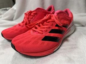 ADIDAS ADIZERO BOSTON 9 WOMENS SIGNAL PINK RUNNING SHOES SIZE US 9.5 "MINT" - Picture 1 of 14