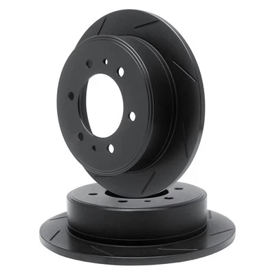 For Alfa Romeo GTV-6 1981-1986 R1 Concepts Slotted Rear Brake Rotor Set Foto 1 de 3