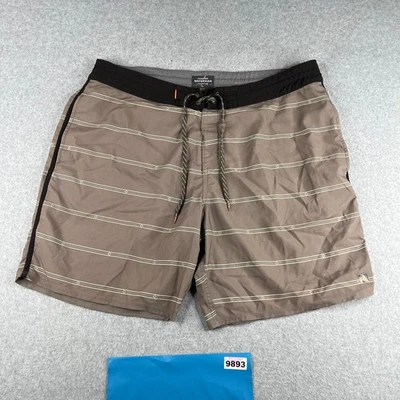 Traje de baño Quicksilver Waterman gris a rayas para hombre 36 board shorts para hombre Foto 1 de 4