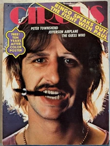 CIRCUS Magazine November 1971 Ringo Starr, The Who, Jefferson Airplane, Sabbath - Picture 1 of 14
