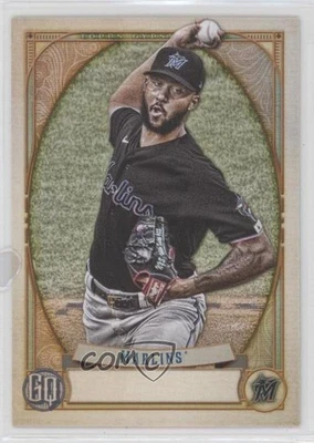 2021 Topps Gypsy Queen Missing Nameplate Sandy Alcantara #168 - Image 1 of 2