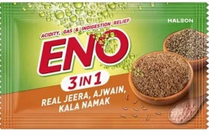 15 x Eno Jeera Ajwain Kala Namak antacid fast relief from acidity gas 5g sachet - Picture 1 of 4