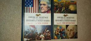Vintage American Heritage "The Revolution and a New Nation" 2 Volumes 222 Pages - Picture 1 of 1