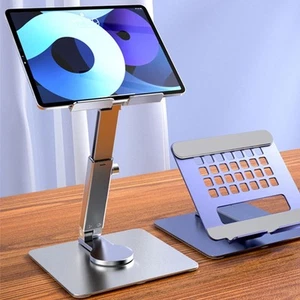 Tablet Stand 360° Rotation Height Adjustable Laptop Stand Portable Laptop Sta CB - Afbeelding 1 van 24