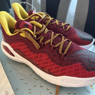 Zapato de baloncesto Under Armour Curry Flow 11 "Fire" para hombre #3026618-600 talla 11,5 Foto 1 de 4