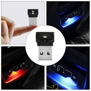 Car Interior Decorative Light Portable Atmosphere USB Mini LED Lamp - Bild 1 von 12