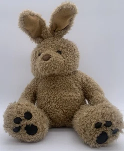 De colección Build-A-Bear 16” Bunny Rabbit Peluche Rizado Marrón Claro Retirado 1997 - Imagen 1 de 8