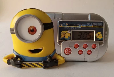 Despicable Me Minions Alarm Clock Timed Light Snooze Alarm Talking Sounds - Image 1 of 4