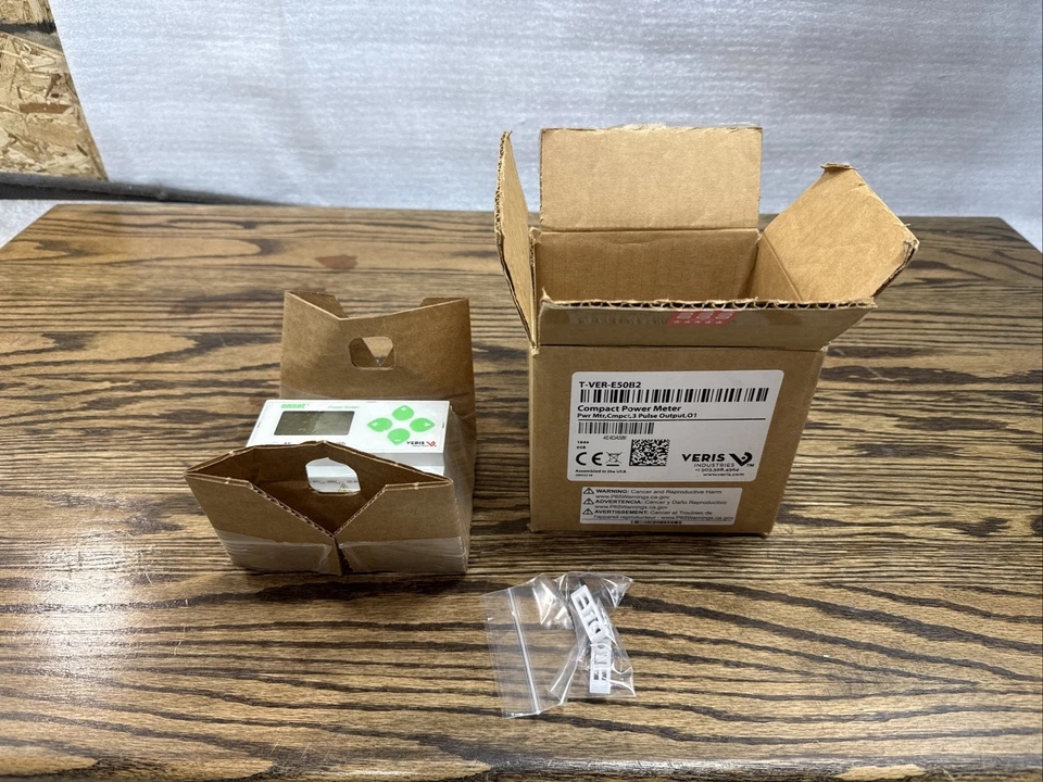 Veris Industries ONSET T-VER-E50B2 DIN Compact Power Energy Meter Z205881-0D New - Image 1 of 4