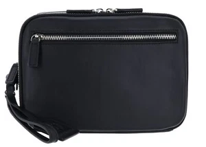 LEONHARD HEYDEN London Mens Clutch Handgelenktasche Tasche Black schwarz Neu - Bild 1 von 8
