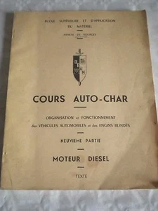 French tank engines course ESAM 1962 - Picture 1 of 3