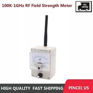 100K-1GHz RF Field Strength Meter For Walkie Talkie Antenna Field Intensity pe66 - Picture 1 of 11