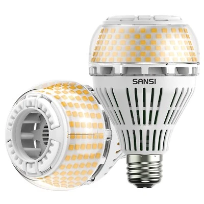 SANSI 4000 lm LED Light Bulb Dimmable 27W A21 3000K 5000K Home Bedroom Lighting - Image 1 of 4