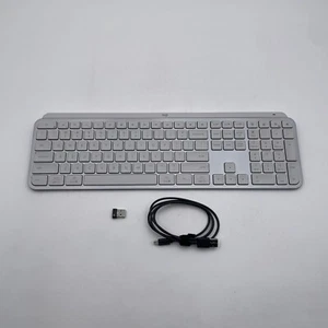 Klawiatura bezprzewodowa Logitech MX Keys S - jasnoszara - Zdjęcie 1 z 6