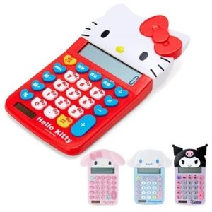 Sanrio Official Face Shaped Key Calculator Kitty, etc. Total 4 Types JAPAN NEW - Picture 1 of 40