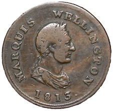 WE-7 1813 Wellington Token Half Penny Commerce #22979