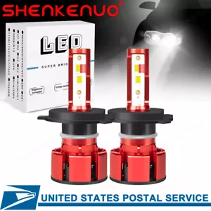 For Jeep Patriot 2010-2017 2x 9008 LED Headlight High/Low Beam Bulbs kit 6000K - Foto 1 di 12