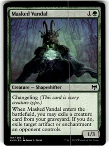 Masked Vandal Kaldheim Regular MTG NM - Picture 1 of 2