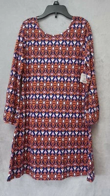 Vestido J Caqui Niños Niñas Manga Larga Mandarina Diciembre Con Lazo Azul Trasero Talla S Foto 1 de 4