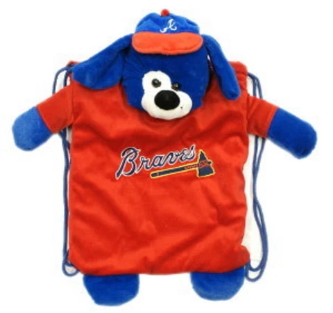 Atlanta Braves Backpack Pal [NEW] MLB String Bag Backsack Back Sack School Cover