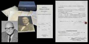 James Roosevelt - FDR Son 1938 Firmado DESCARGA DE HIPOTECA Documento Certificado - Imagen 1 de 13