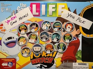 Game Of Life YO KAI WATCH Game Medals YOU PICK 2015 Game Replacement Pieces - Picture 1 of 16