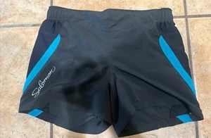 Salomon Women's XT II Lite Short - Black/Dark Bay Blue - Medium - Picture 1 of 3