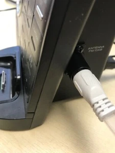 FM Ribbon Aerial for the Teac Micro Hi-Fi MC-DX460iDAB \CD\DAB Radio\iPod Dock - Picture 1 of 2