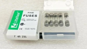 FUSIBLES DE VIDRIO DE ACCIÓN RÁPIDA LITTELFUSE 235004 4 AMP (5 X 20 mm) - 5 piezas - Imagen 1 de 1