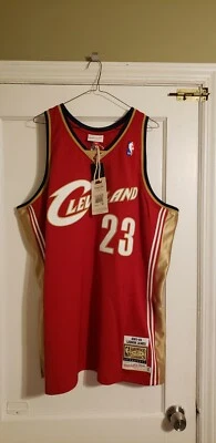 100% Authentic Mitchell & Ness LeBron James 03/04 Cavaliers Jersey Sz 52 XXL  - Image 1 of 4