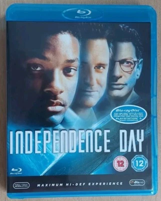 INDEPENDENCE DAY (BLU-RAY, 2007) STARRING WILL SMITH & JEFF GOLDBLUM *VGC* - Image 1 of 2