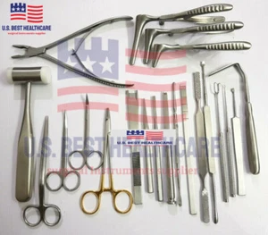 Nasal instruments set Rhinoplasty set of 21 Pcs,Plastic surgery instruments - Picture 1 of 4