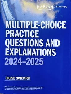 📚🆕⚖️**NEU** 2024~2025 Kaplan Bar MBE Praxis Fragen & Erklärungen ✅❤️ - Bild 1 von 4