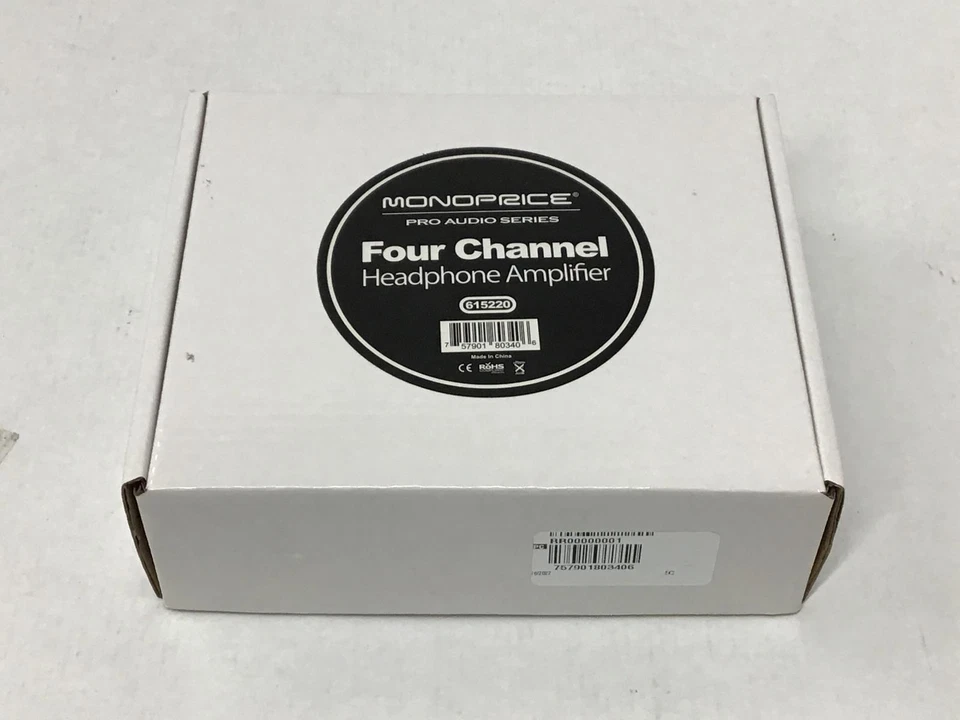 Amplificador de auriculares Monoprice 4 canales 615220 Foto 1 de 2