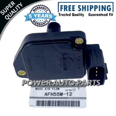 OEM Mass Air Flow Sensor MAF255 AFH55M-12 For Nissan 1996-2004 16017-3S500 Foto 1 de 4
